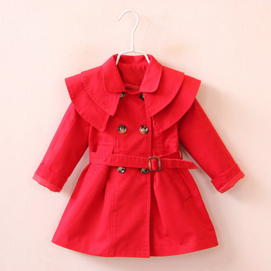 Gabardina de Algodón para Niñas