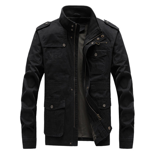 Chaqueta de Trabajo Casual Talla Grande en Algodón Lavable para Hombre - Image 19