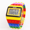 Reloj Digital con Diseño de Bloques de Construcción