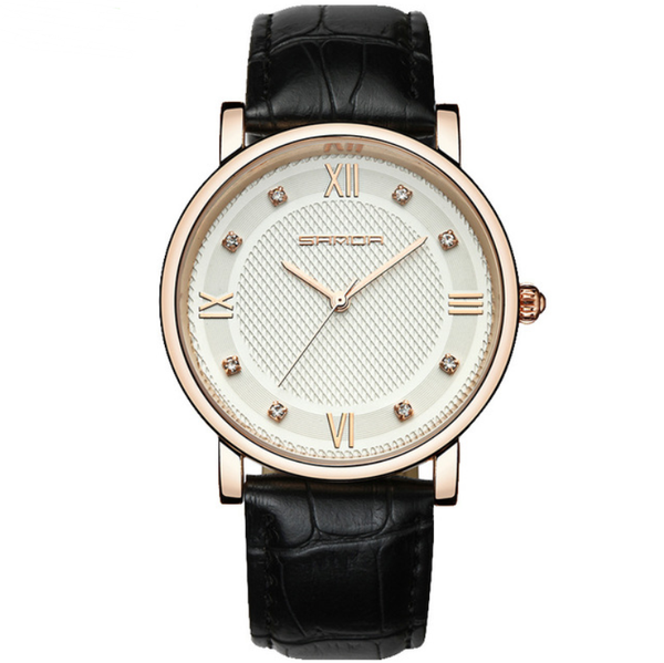 Reloj de Pulsera Casual Resistente al Agua con Movimiento de Cuarzo