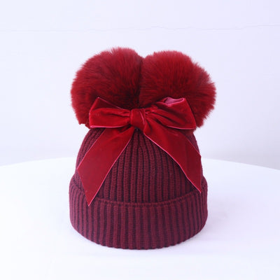 Gorro Tejido con Doble Pompón - Calidez y Estilo para el Invierno - Image 11