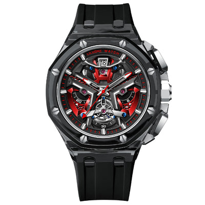 Reloj de Cuarzo Luminoso con Tallado Hueco Tridimensional - Image 3
