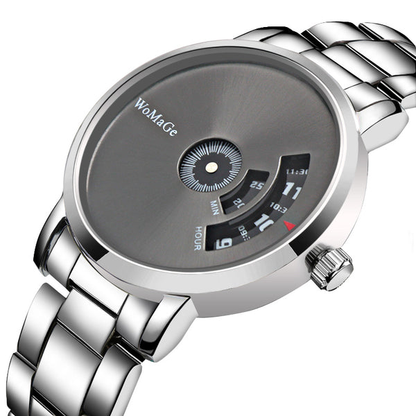 Reloj de Cuarzo con Banda de Acero Aleación de Aluminio