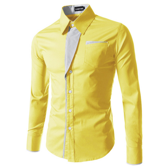 Camisa Manga Larga Clásica para Hombre - Estilo Europeo y Americano - Image 14