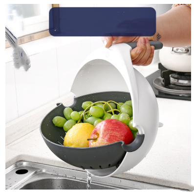 Colador Doble para Cocina - Escurridor de Platos Multifunción