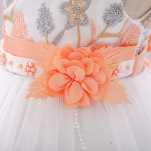 Vestido Princesa con Encaje a Juego de Colores - Image 7