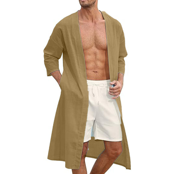 Camisa Casual Holgada para Hombre Talla Grande