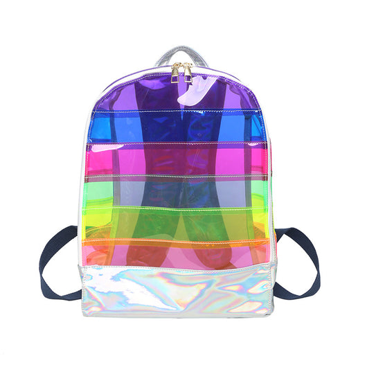 Mochila Escolar Transparente Impermeable de Gran Capacidad - Image 4