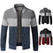 Cardigan de Cuello Alto para Hombre - Suéter Elegante de Manga Larga