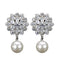 Aretes de Circonita Micro Prisma Hielo