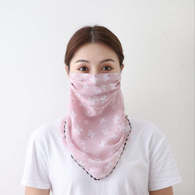 Pañuelo Triangular Delgado para Afinar el Rostro con Sujeción en Orejas - Image 14