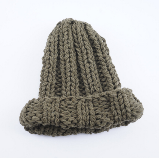 Gorro de Lana Gruesa para Mujer - Diseño Minimalista Otoño Invierno - Image 6