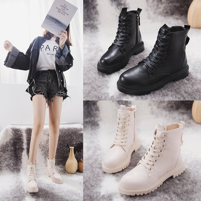 Botas Motociclista Retro Plataforma Martin