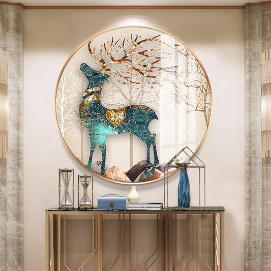 Cuadro de Pintura de Diamantes Completa - Venado Artesanal