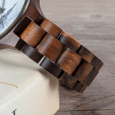 Reloj de Madera para Hombre - Diseño Literario Minimalista - Image 5