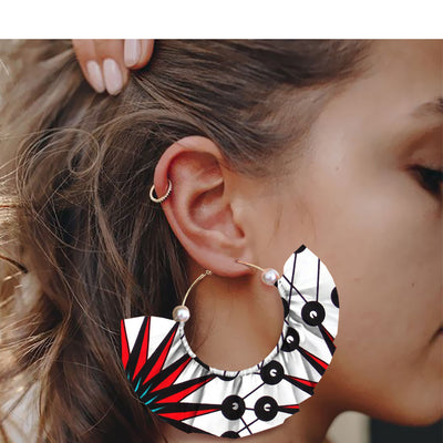 Aretes Artesanales Estampados de Diseño Exagerado - Image 30