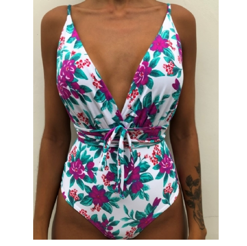 Traje de Baño Enterizo Espalda Descubierta para Mujer - Image 25