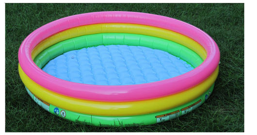 Balón Inflable Fluorescente para Piscina - Juego de Tres Anillos - Image 2