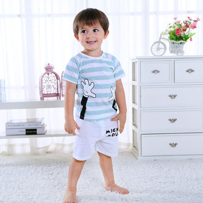 Conjunto de Dos Piezas para Niño en Algodón - Ropa Fresca para Verano - Image 6