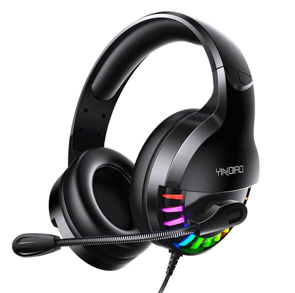 Auriculares Gaming con Cable, Micrófono y Tarjeta de Sonido