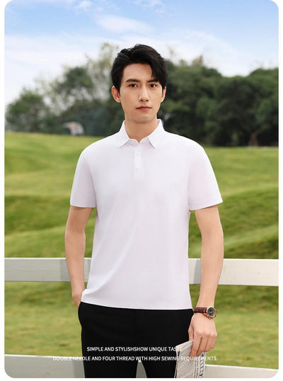 Playera Hombre Cuello Solapa Liso Premium Sin Costuras - Image 24