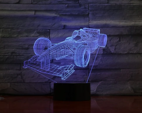 Luz Ambiental USB para Auto y Hogar - Acrílico Creativo