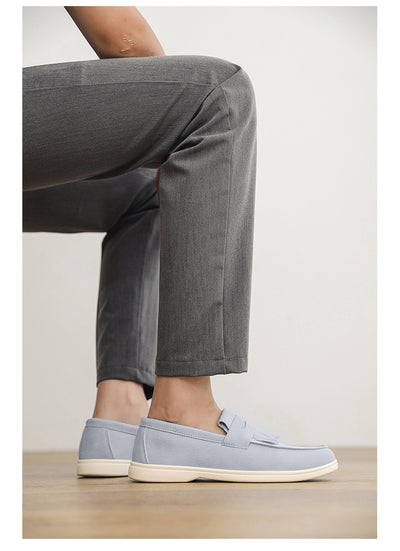Mocasines de Cuero Mate para Hombre - Calzado Slip-on Elegante - Image 30