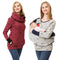 Sudadera con Capucha para Lactancia Materna - Manga Larga Mujer