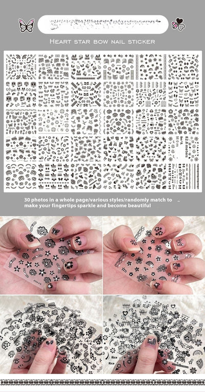 Set de Stickers 3D para Uñas con Decoraciones en Relieve - Image 27