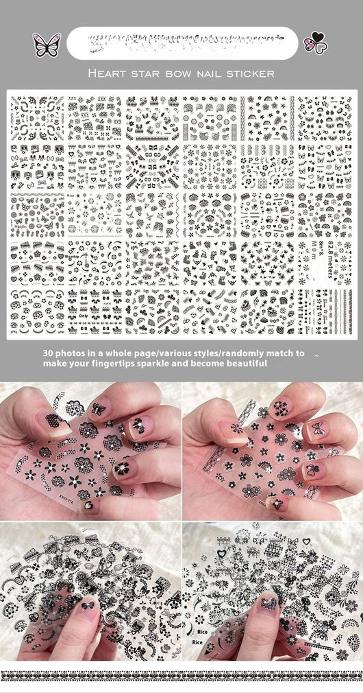 Set de Stickers 3D para Uñas con Decoraciones en Relieve - Image 27
