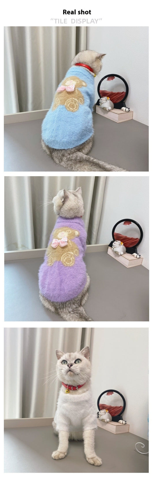 Suéter Navideño con Pajarita para Perros y Gatos - Image 16