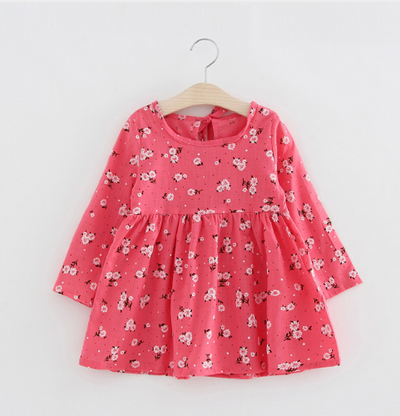 Vestido Infantil Floral con Estampado Adorable - Image 4