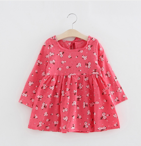 Vestido Infantil Floral con Estampado Adorable - Image 4