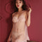 Camisón Sensual de Malla Transparente con Espalda Descubierta
