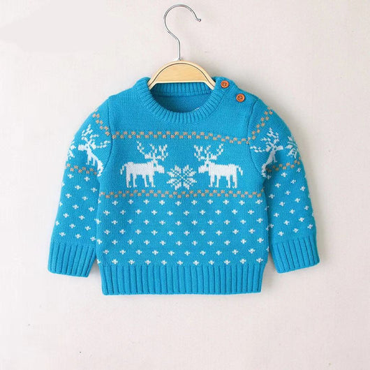 Suéter Navideño para Niño con Diseño de Jirafa - Image 2