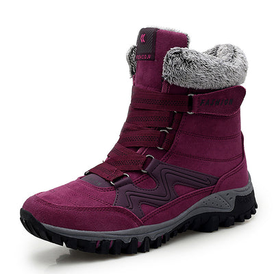 Botas Cálidas Acolchadas de Algodón - Caña Alta