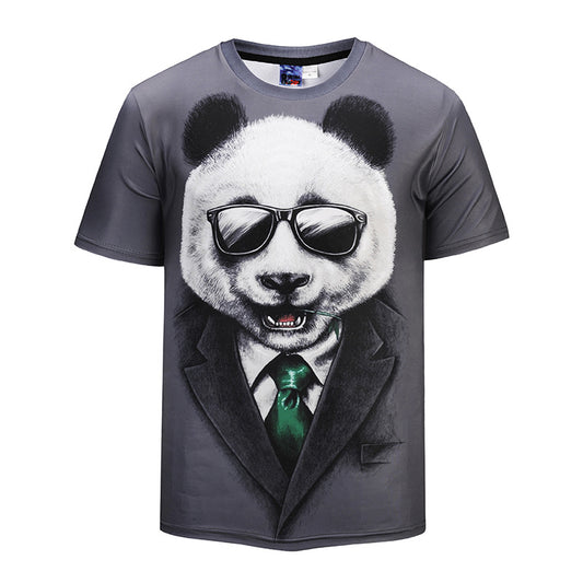 Camiseta Estampada de Manga Corta