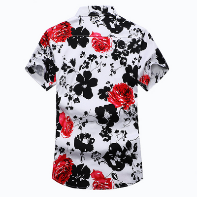Camisa Floral de Manga Corta - Image 3