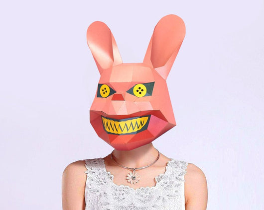 Máscara Facial de Papel Modelo Animal de Cara Completa - Image 14