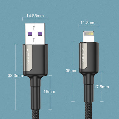 Cable USB-C Compatible con Apple - Carga Rápida 5A y 2.4A - Image 2