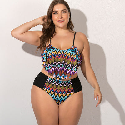 Traje de Baño Rayas Diamante Bicolor - Image 8