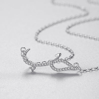 Collar Colgante de Plata Esterlina 925 con Diamantes Completos - Image 8