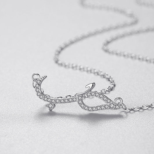 Collar Colgante de Plata Esterlina 925 con Diamantes Completos - Image 8
