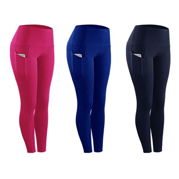 Leggings Deportivos de Compresión con Bolsillos para Mujer