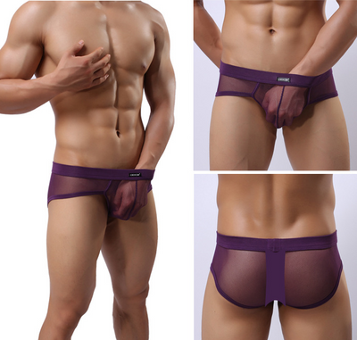 Bóxer Transparente Sensual de Malla Ligera para Verano - Image 5