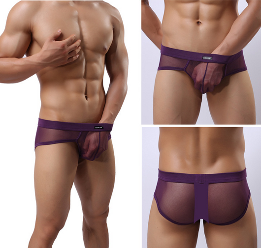 Bóxer Transparente Sensual de Malla Ligera para Verano - Image 5
