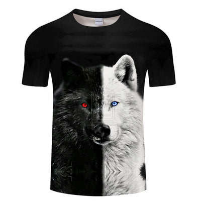 Playera de Cuello Redondo con Estampado Digital 3D - Image 8