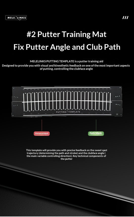 Tapete de Práctica de Golf con Guía de Trayectoria para Putting - Image 12
