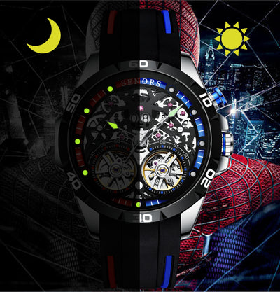 Reloj Mecánico Esqueleto con Doble Tourbillon - Image 7