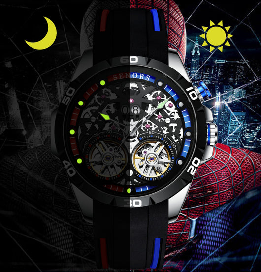 Reloj Mecánico Esqueleto con Doble Tourbillon - Image 7